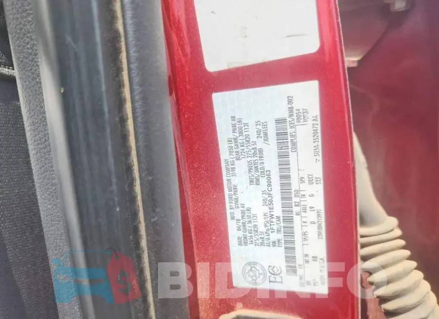 1FTFW1E50JFC90063 Photo# 12
