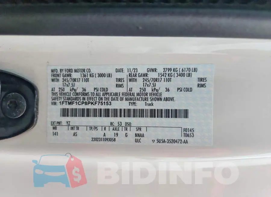 1FTMF1CP8PKF75153 Photo# 12