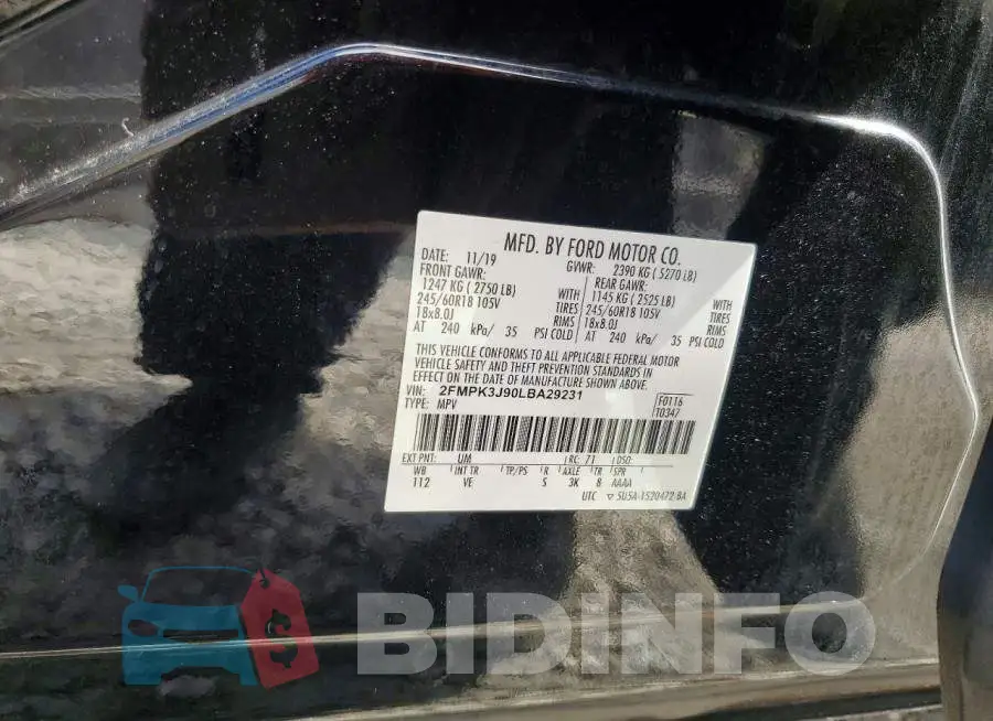 2FMPK3J90LBA29231 Photo# 13