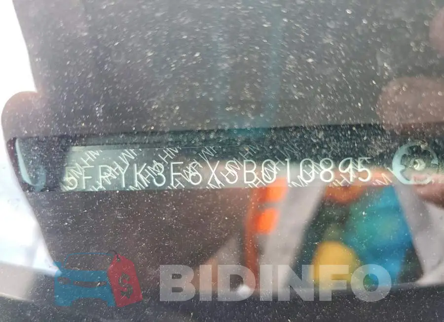 5FPYK3F6XSB010895 Photo# 12