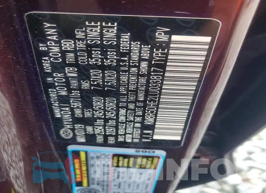 KM8R5DHE2LU033817 Photo# 12