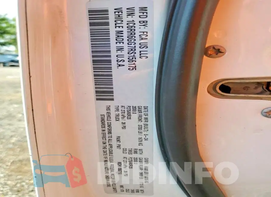 1C6RR6GG7RS156175 Photo# 12