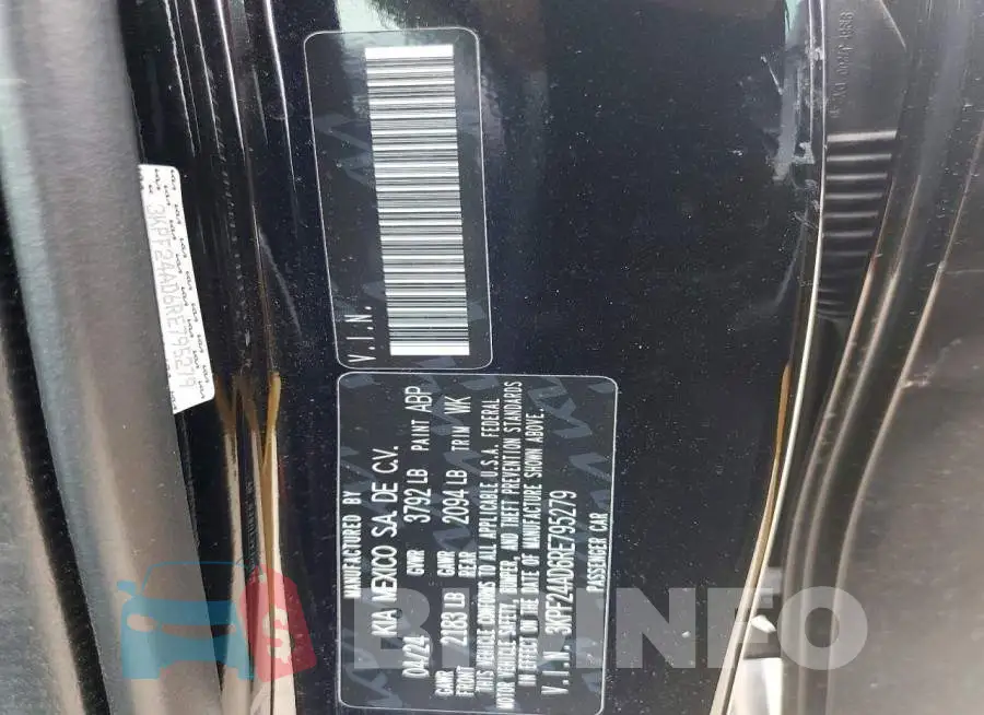 3KPF24AD6RE795279 Photo# 13