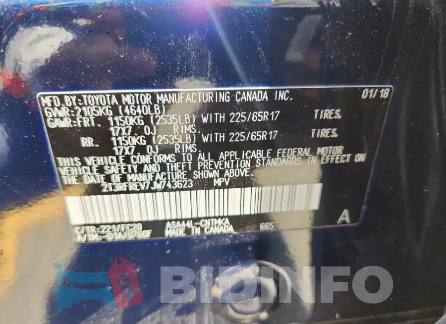 2T3RFREV7JW743623 Photo# 13