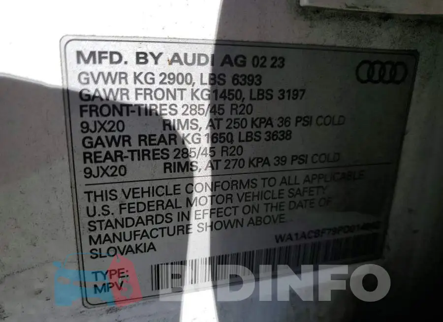 WA1ACBF79PD014942 Photo# 13