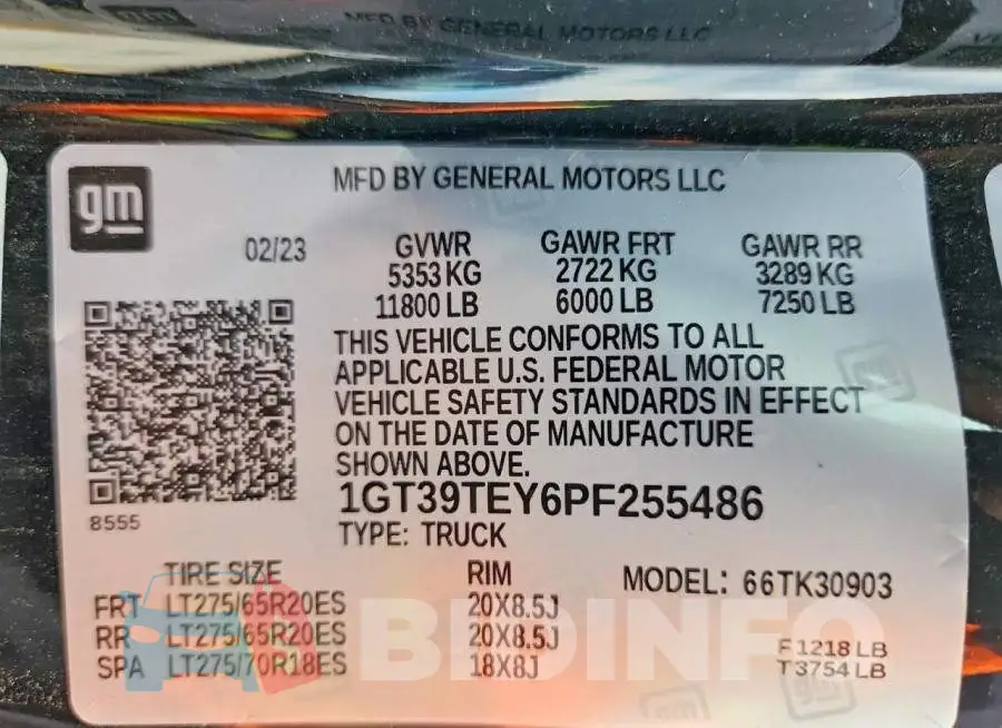 1GT39TEY6PF255486 Photo# 13