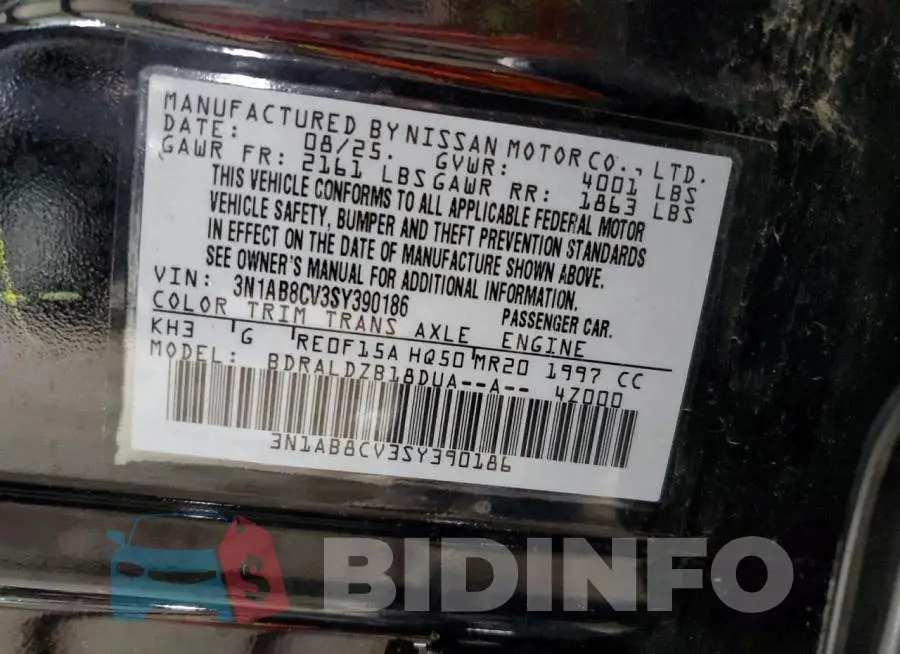 3N1AB8CV3SY390186 Photo# 13