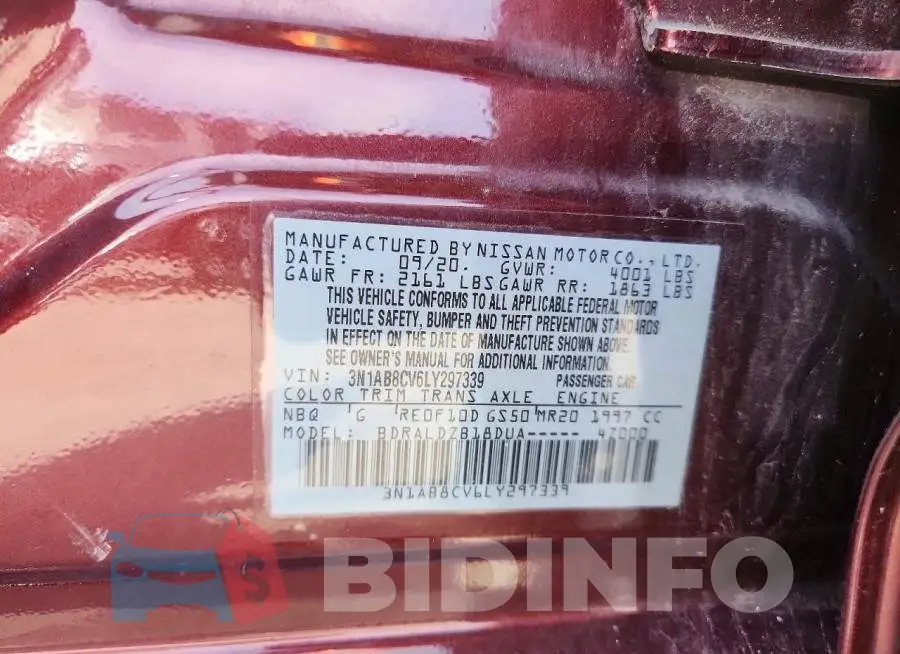 3N1AB8CV6LY297339 Photo# 12