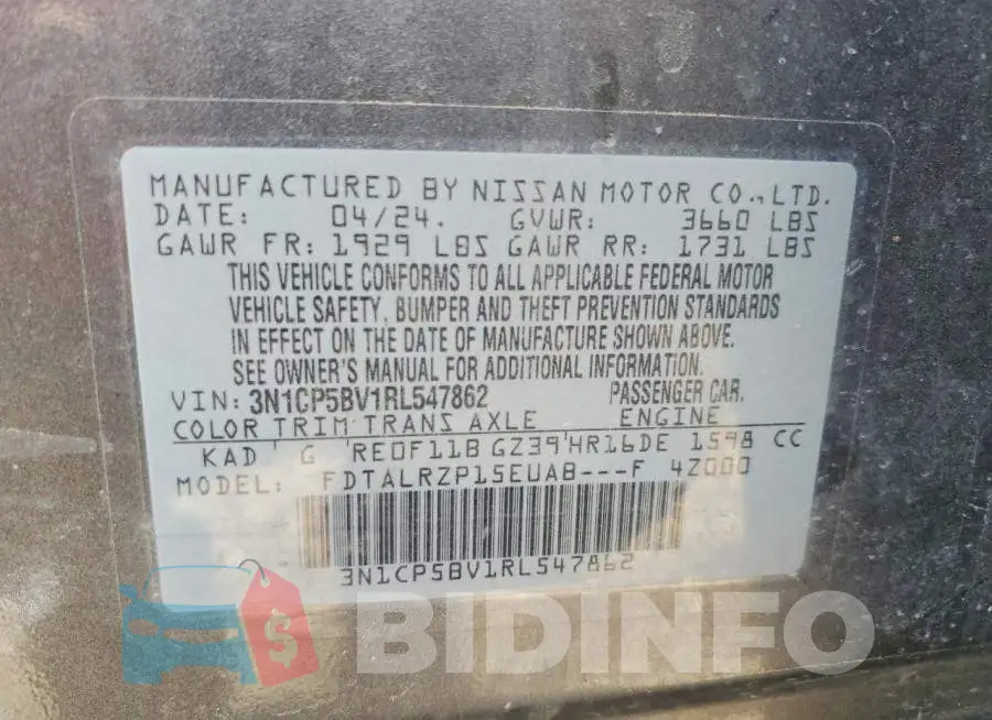 3N1CP5BV1RL547862 Photo# 12