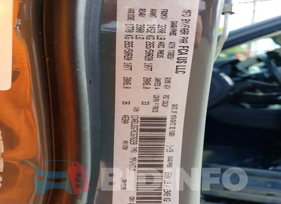 1C4RDJDG7KC676228 Photo# 13