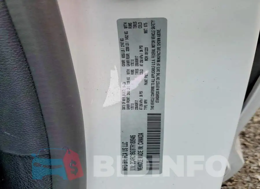 2C4RC1BG9TR188946 Photo# 13
