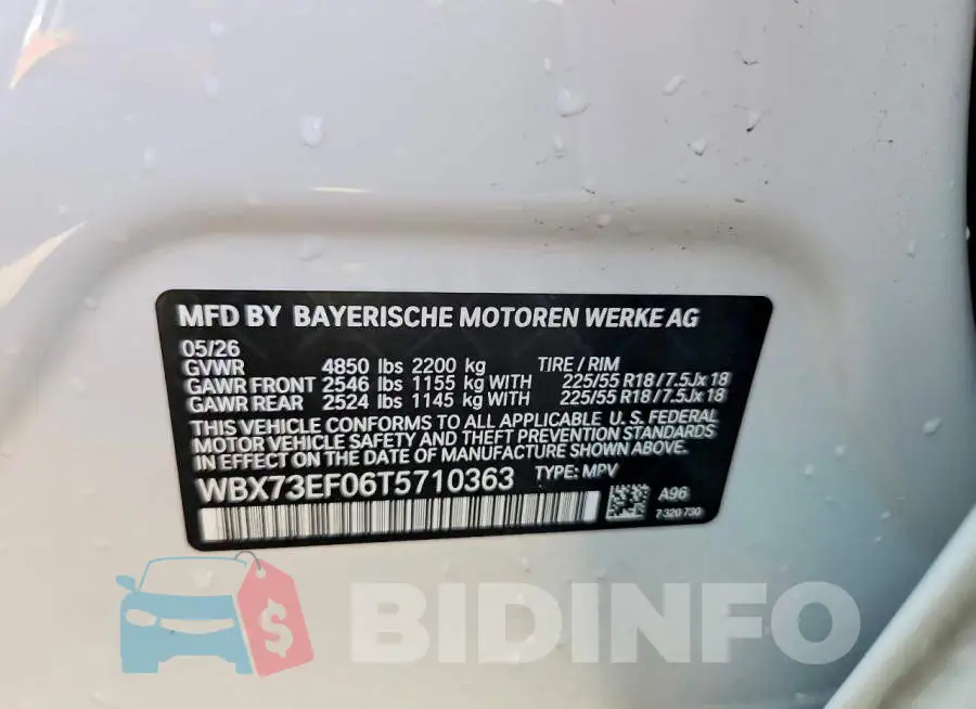 WBX73EF06T5710363 Photo# 13