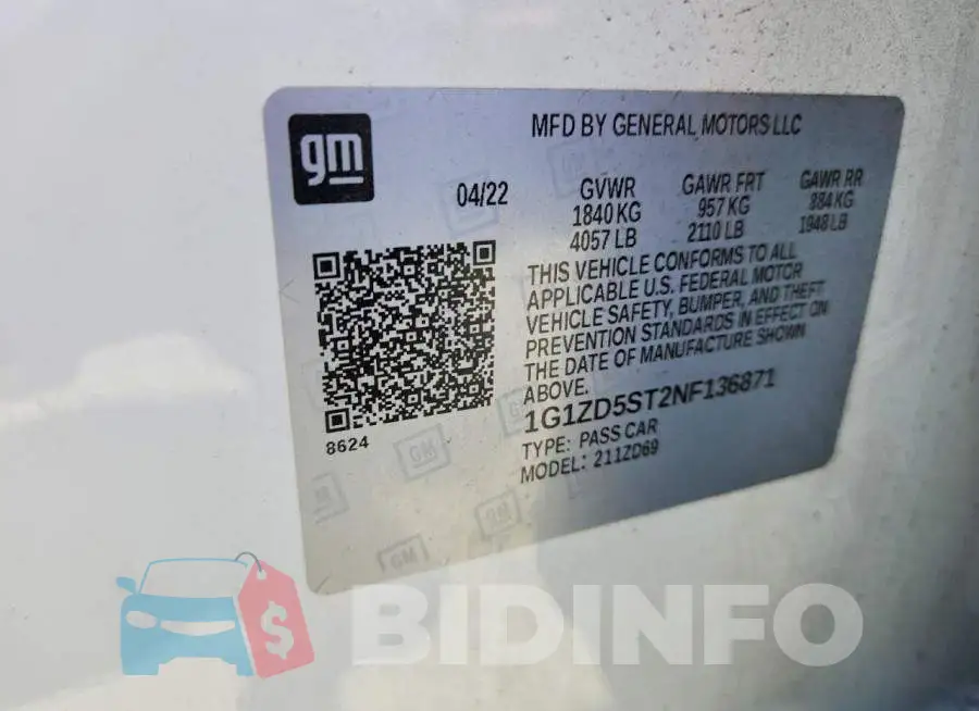 1G1ZD5ST2NF136871 Photo# 12