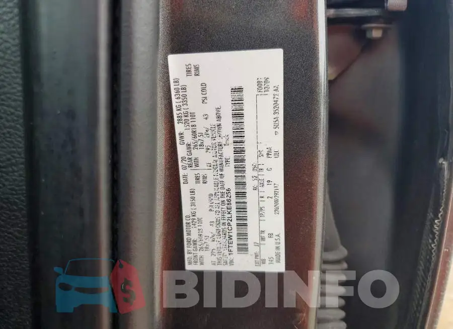 1FTEW1CP2LKE86256 Photo# 12