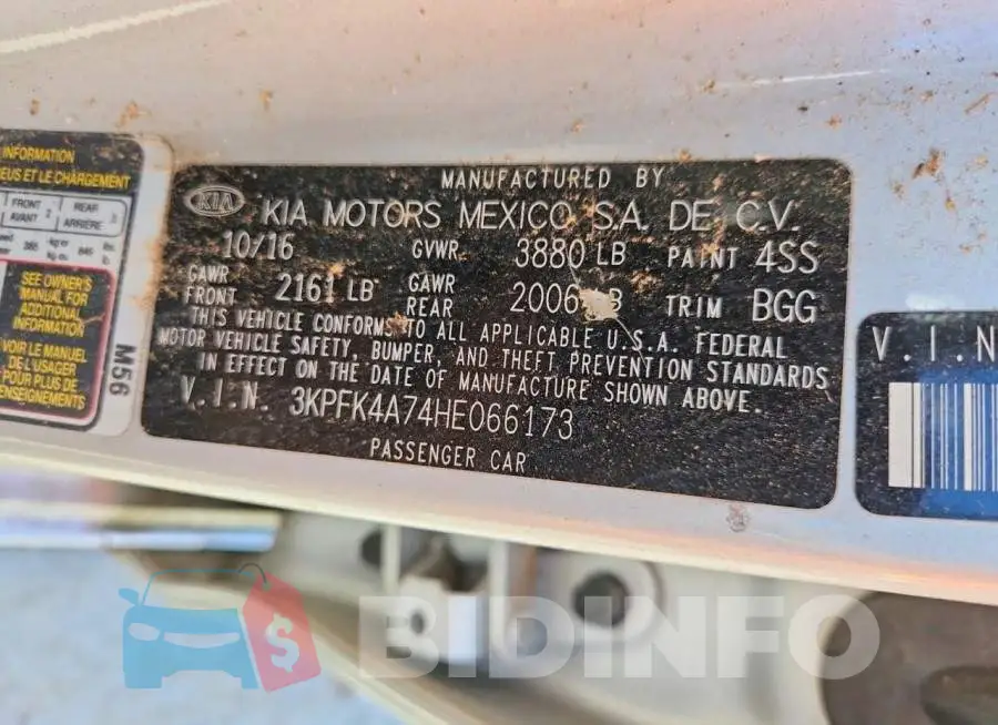 3KPFK4A74HE066173 Photo# 12