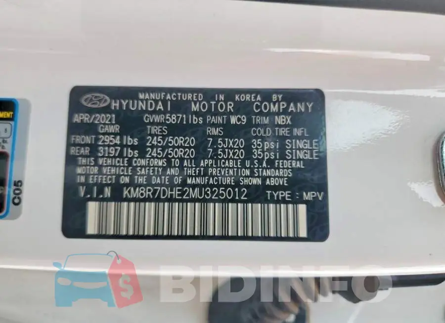 KM8R7DHE2MU325012 Photo# 14
