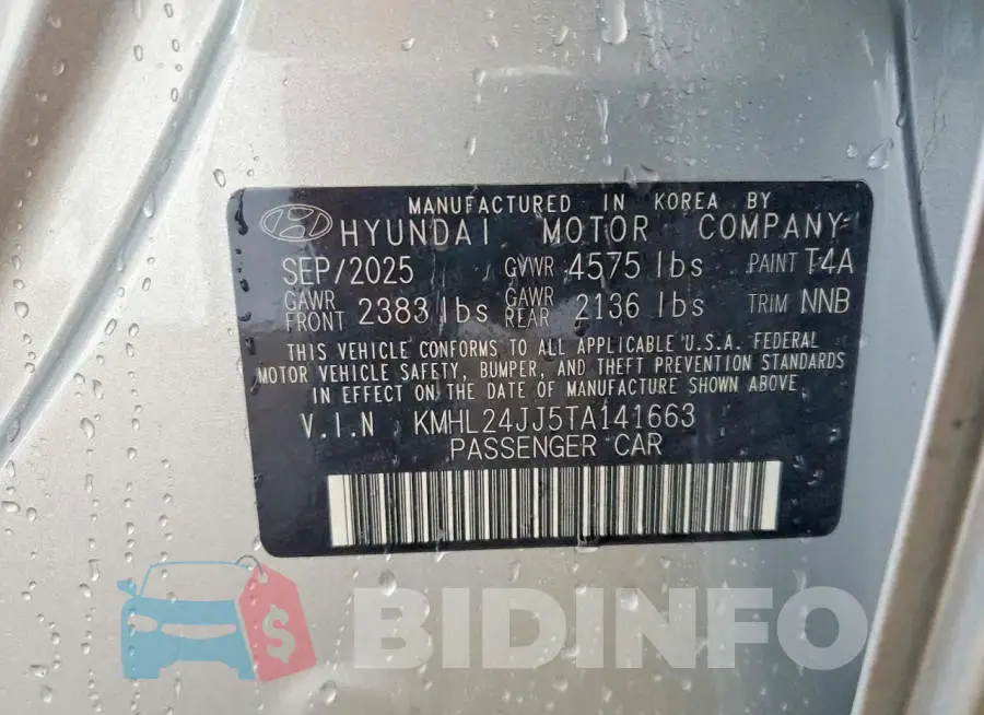 KMHL24JJ5TA141663 Photo# 12