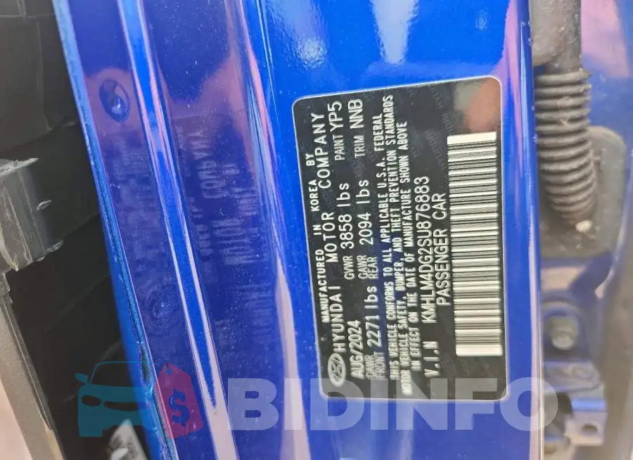 KMHLM4DG2SU876883 Photo# 12