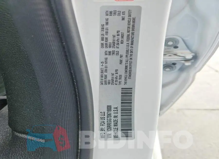 1C6RREGG7SN718008 Photo# 13