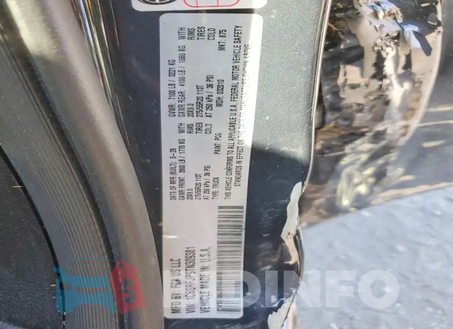 1C6SRFJP9TN309381 Photo# 12