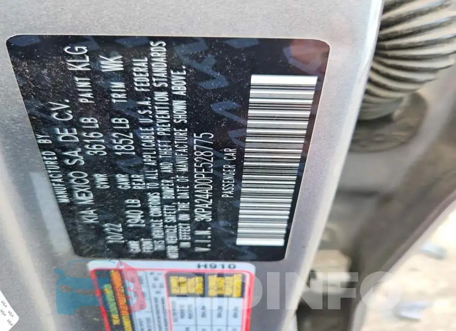 3KPA24AD0PE528775 Photo# 12