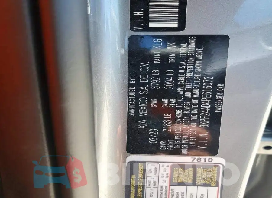 3KPF24AD4PE616072 Photo# 12