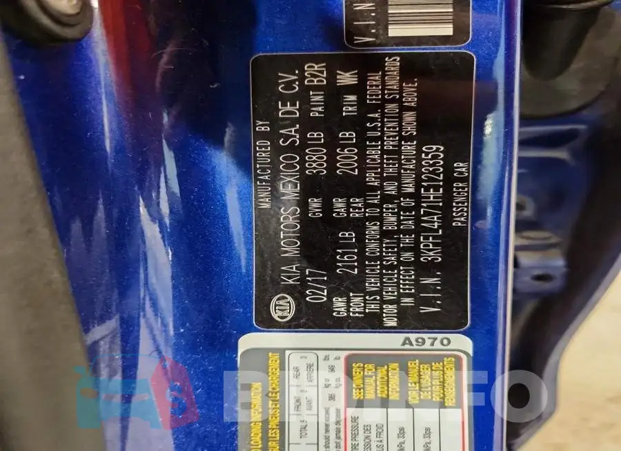 3KPFL4A71HE123359 Photo# 12