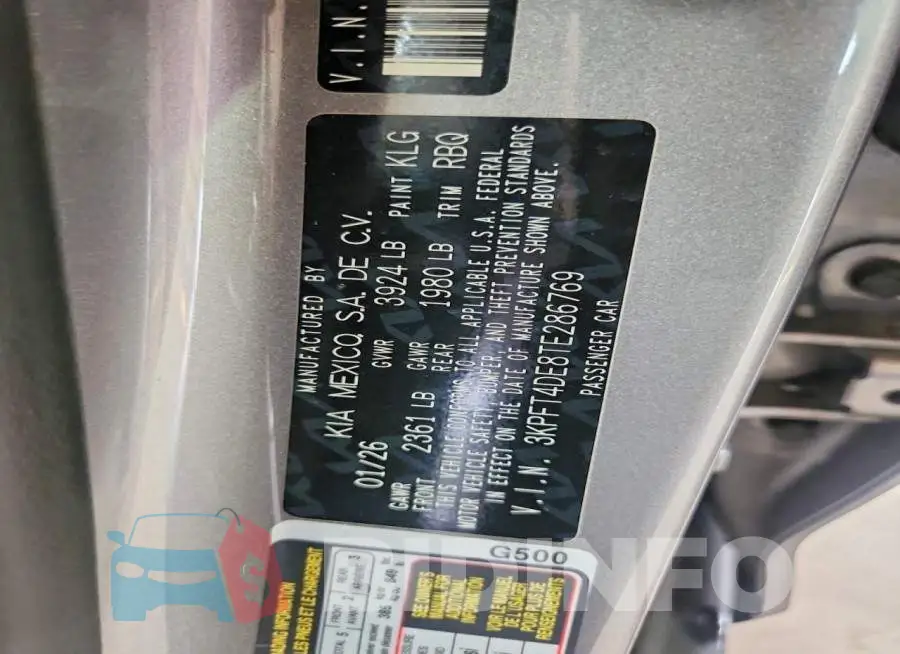 3KPFT4DE8TE286769 Photo# 12