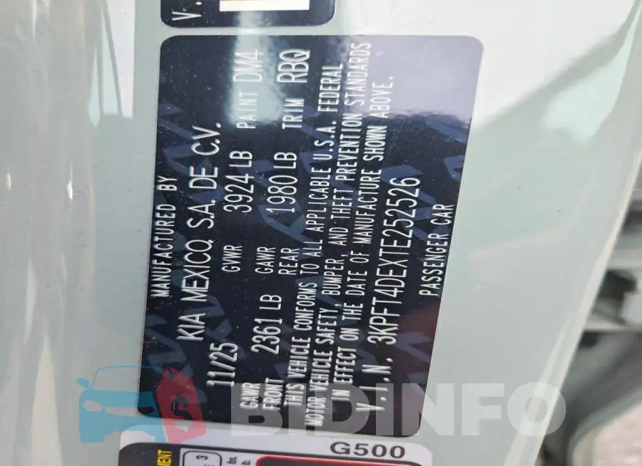 3KPFT4DEXTE252526 Photo# 12
