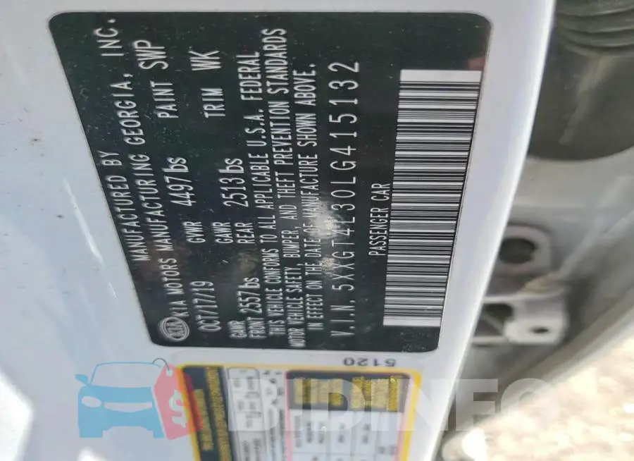 5XXGT4L30LG415132 Photo# 12