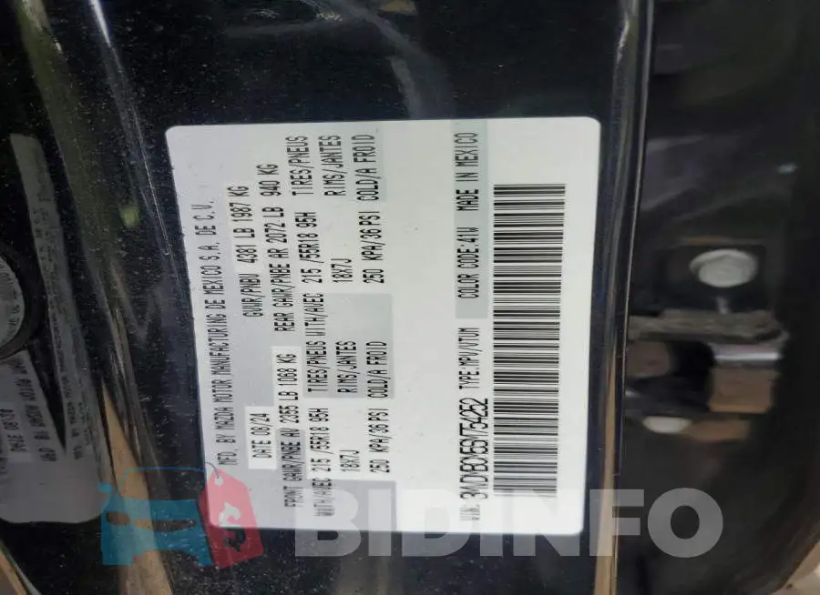 3MVDMBCM5SM754252 Photo# 14