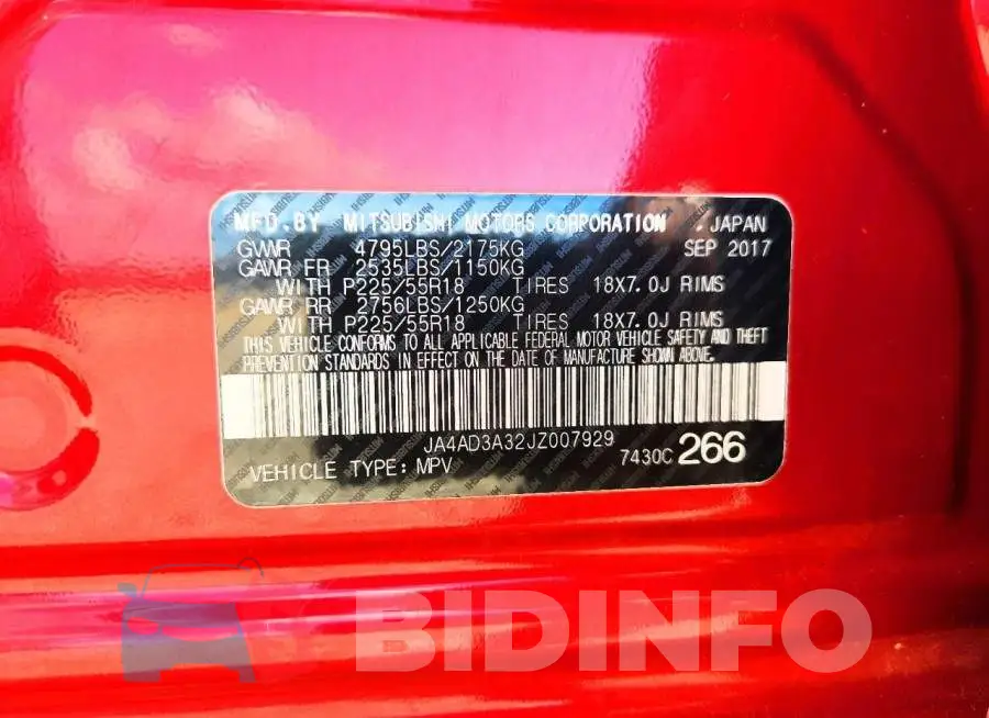 JA4AD3A32JZ007929 Photo# 13