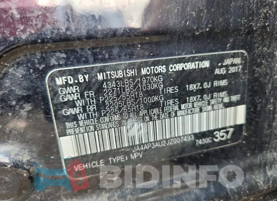 JA4AP3AU2JZ007493 Photo# 13