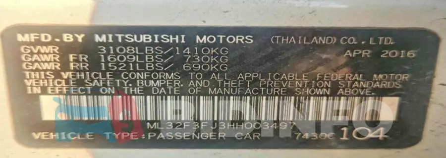 ML32F3FJ3HH003497 Photo# 12