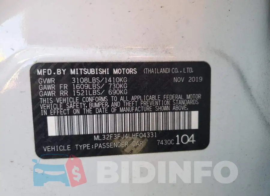 ML32F3FJ4LHF04331 Photo# 12