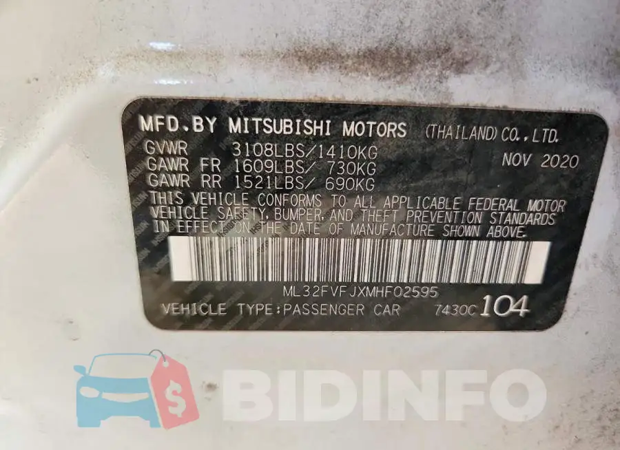 ML32FVFJXMHF02595 Photo# 12