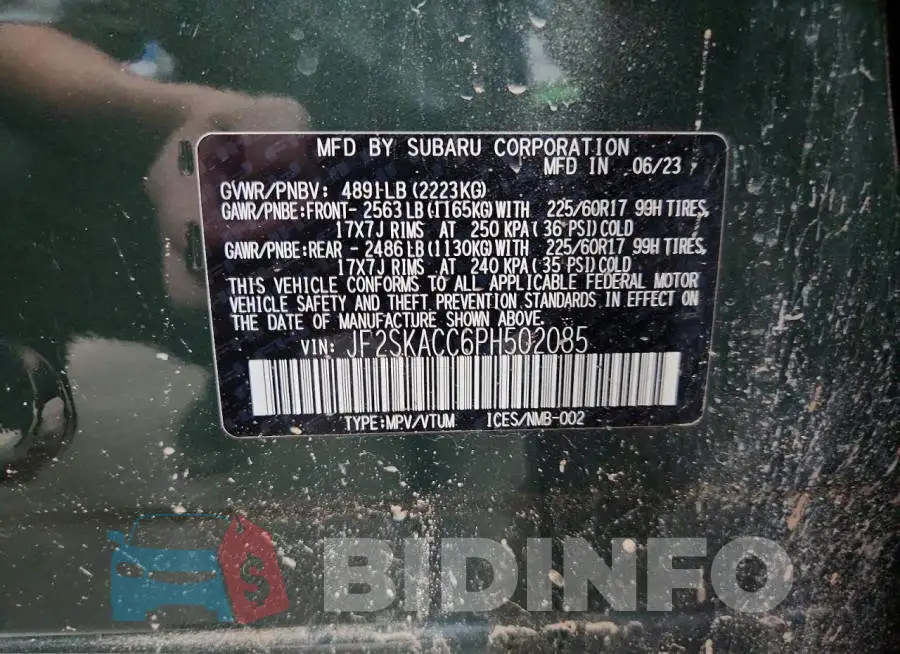 JF2SKACC6PH502085 Photo# 12