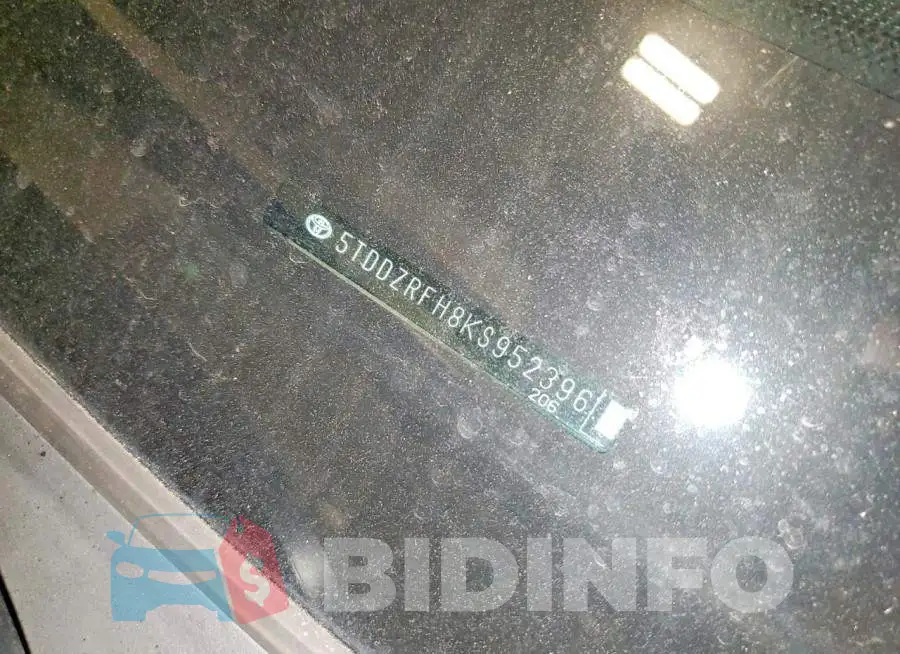 5TDDZRFH8KS952396 Photo# 13