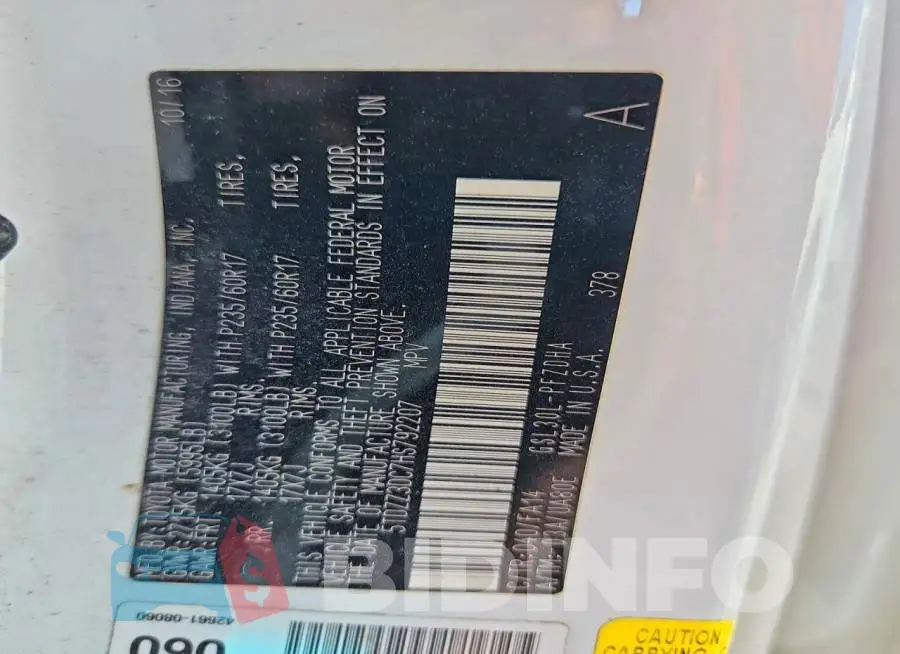 5TDZZ3DC7HS792207 Photo# 13