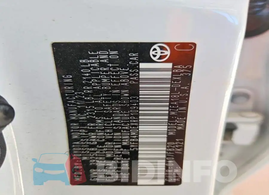 5YFB4MDEXRP109403 Photo# 13