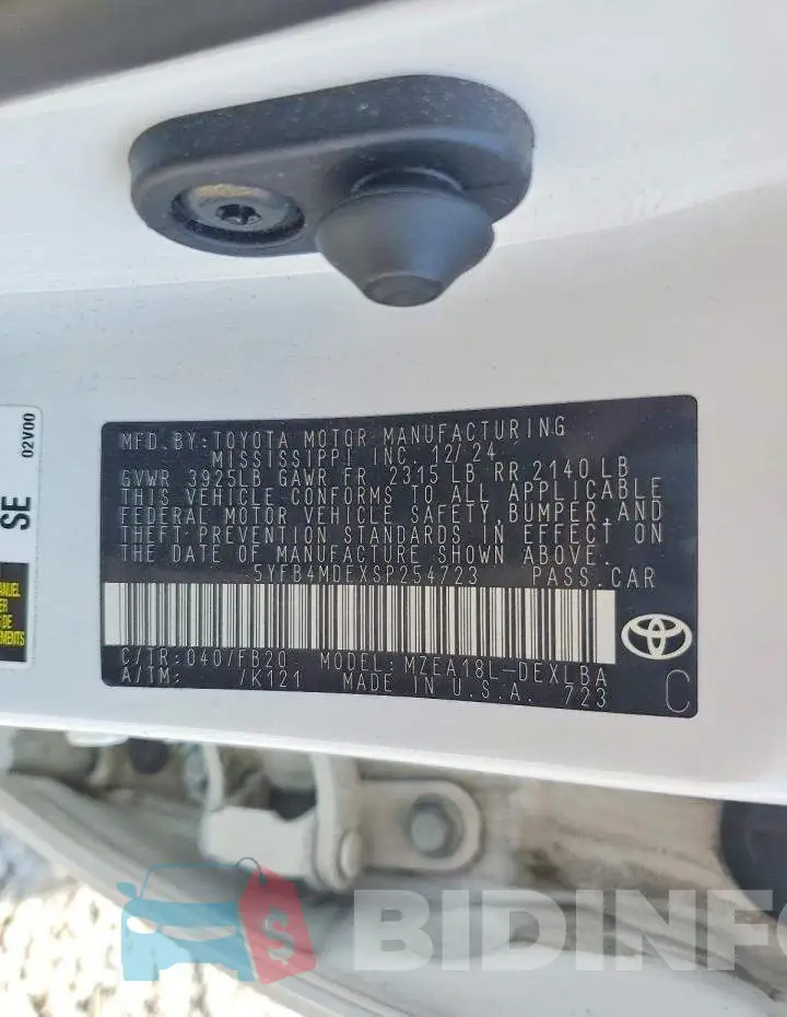 5YFB4MDEXSP254723 Photo# 12