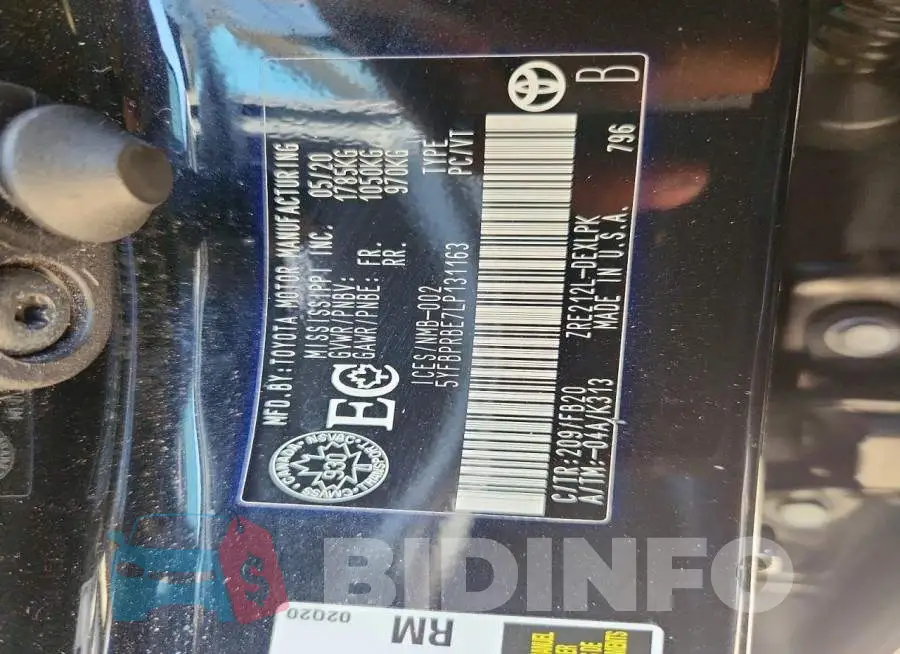 5YFBPRBE7LP131163 Photo# 13