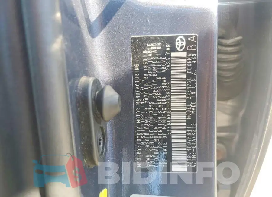 5YFBURHE3HP659189 Photo# 12