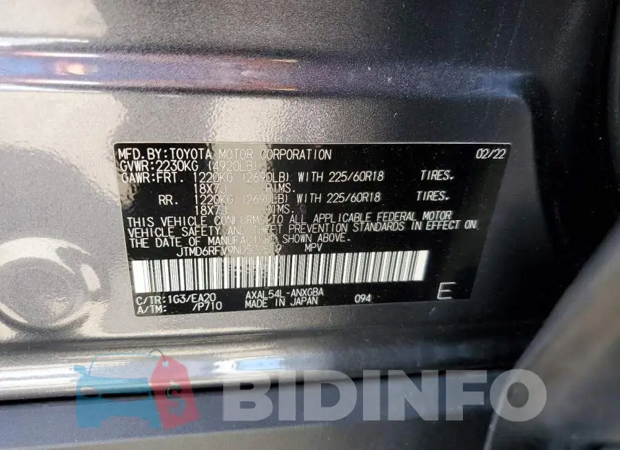 JTMD6RFV9ND522519 Photo# 13