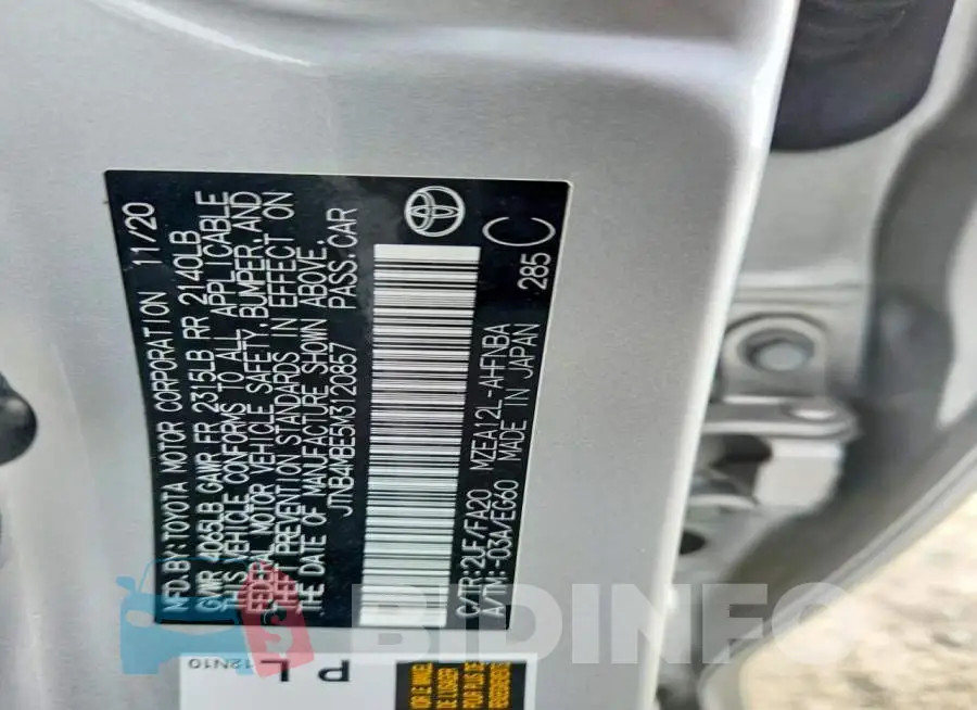 JTNB4MBE5M3120857 Photo# 12