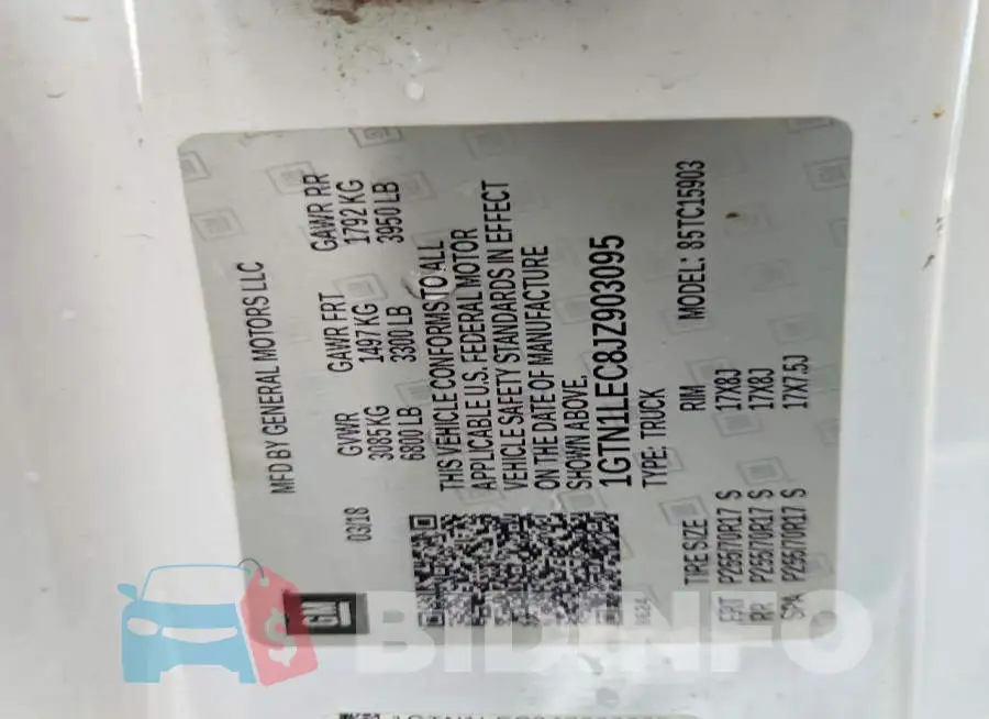 1GTN1LEC8JZ903095 Photo# 12