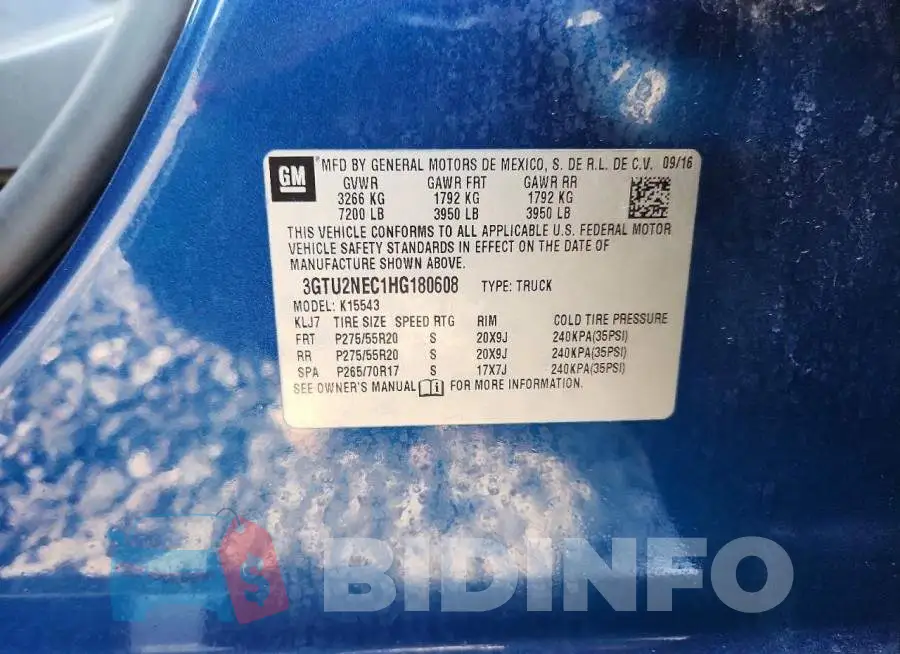 3GTU2NEC1HG180608 Photo# 12
