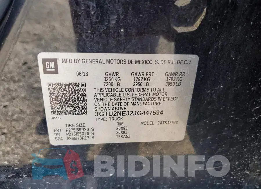 3GTU2NEJ2JG447534 Photo# 12