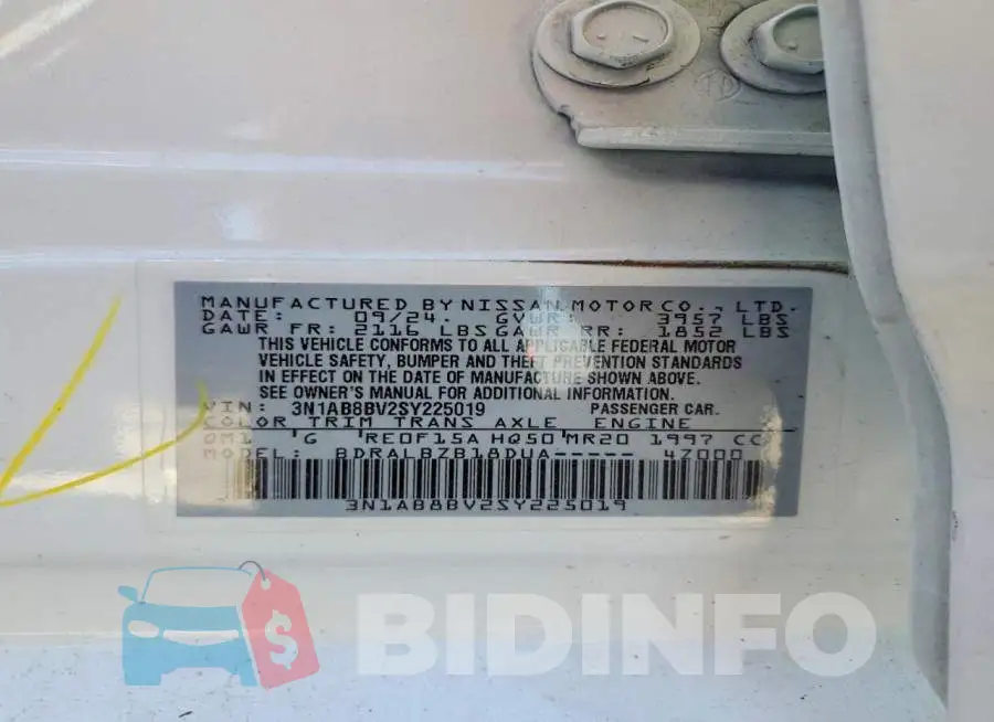 3N1AB8BV2SY225019 Photo# 12