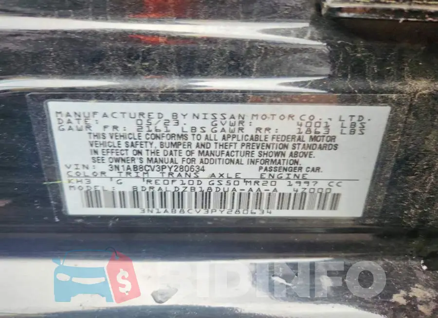 3N1AB8CV3PY280634 Photo# 12